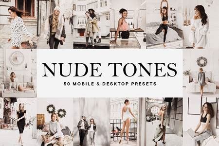 Nude Tones Lightroom Presets And Luts Freepsdvn