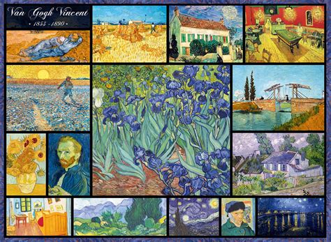 Art By Bluebird Collage Of Vincent Van Gogh 4000 Kunstpuzzel