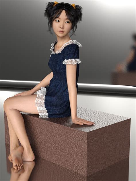 Xiao Mei For G8f 3d Model Rigged Cgtrader