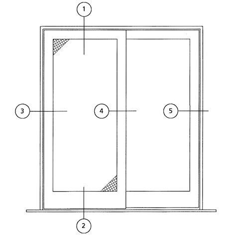 Sliding Door Floor Plan Size
