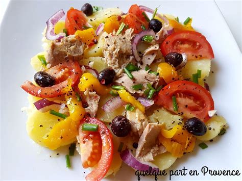 SALADE POMMES DE TERRE THON ET TOMATES