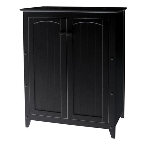 Buy Catskill Craftsmen 2 Door Wood Storage Cabinet In Black Online At