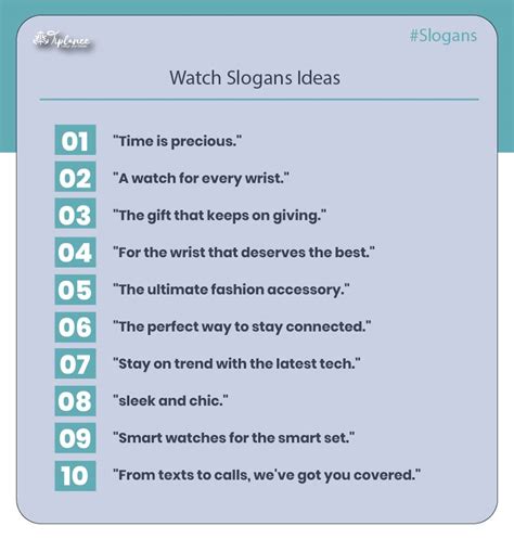 101 Popular Watch Slogans Taglines Ideas Tiplance