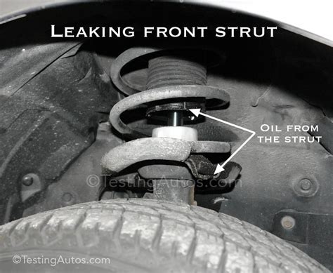 Shock Absorber Car Leaking Leaking Shocks And Struts Sometimes The