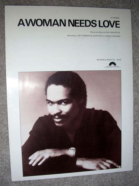 1981 A Woman Needs Love Sheet Music Ray Parker Jr And Raydio Ebay