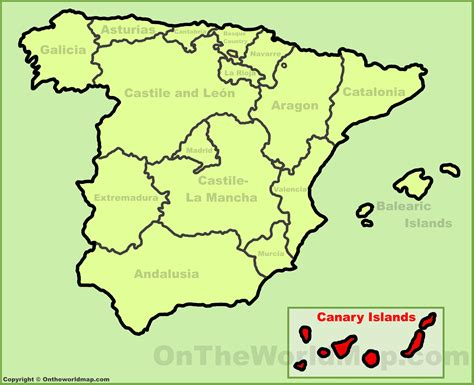 Map Spain And Canary Islands Get Latest Map Update