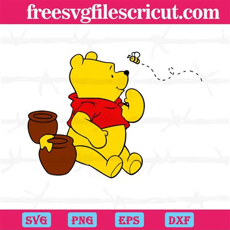 Winnie The Pooh Honey Pot Svg Free Svg Files For Cricut