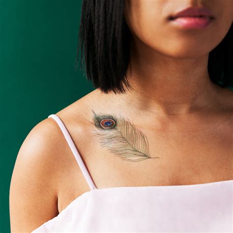 Peacock Feather By Berkley Illustrations Tattly Temporary Tattoos