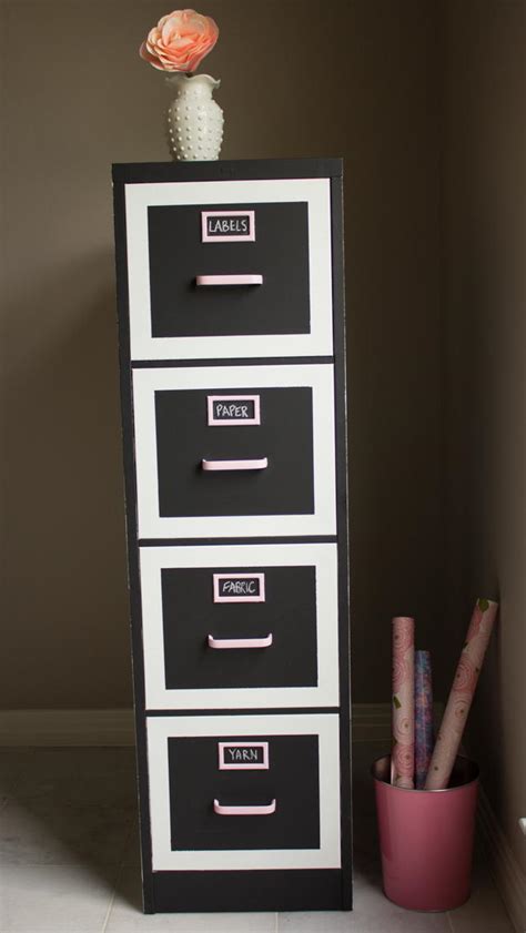 I went the cheap route — pine 1×6 planks from home depot. DIY File Cabinet Makeover | AllFreeHolidayCrafts.com