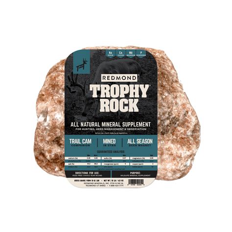 Trophy Rock Best Selling Deer Mineral Redmond Hunt