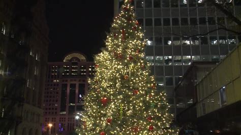 Video Lighting Of Milwaukees Christmas Tree