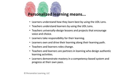 January 2017 Udl And Personalized Learning The Path To Deeper Learning