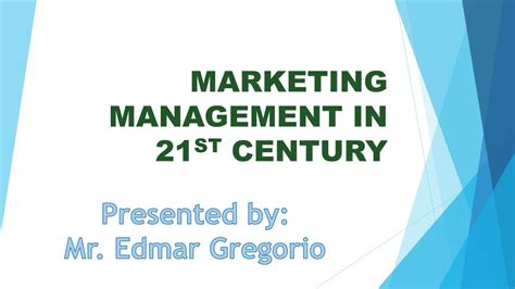 Lesson 1 Marketing Management In The 21st Century Youtube