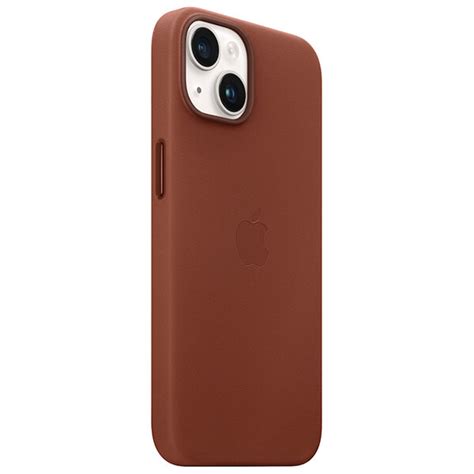 Apple Iphone 14 Leather Case With Magsafe Umber Mpp73 Θηκη Tel201808