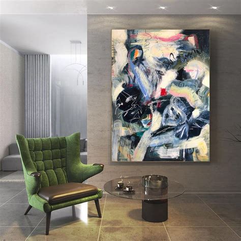 Large Abstract Wall Art Colorful Wall Art Acrylic Paintings On Etsy