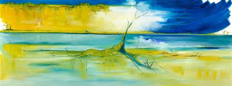 River Mangroves Morning Mist Artwork By Australian Artist Wyn