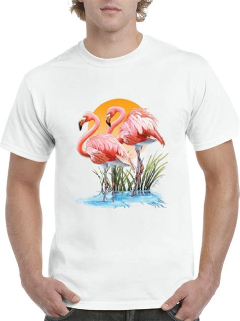 Iwpf Mens Flamingo Short Sleeve T Shirt