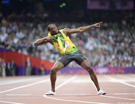 Exzenter Aufregung Szene World Record 100 Meter Dash Provozieren