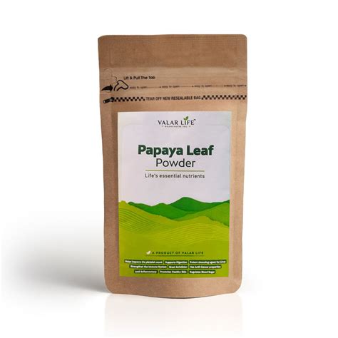 Papaya Leaf Powder 100 Gms Gramiyum Online Store For Cold Pressed
