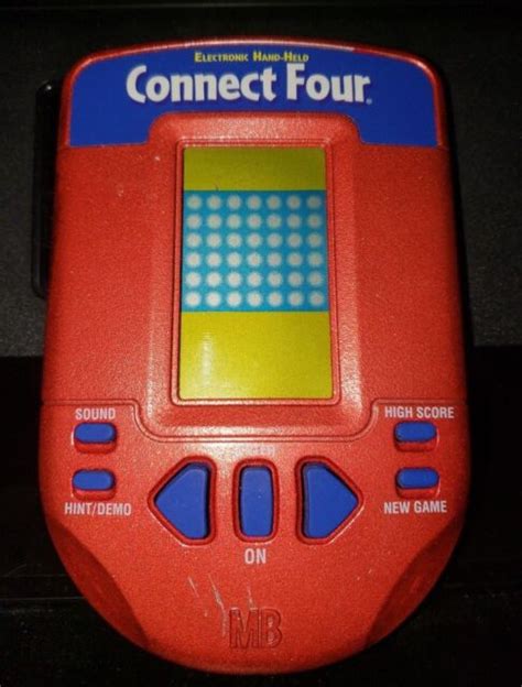 Connect Four Handheld Electronic Board Game Hasbro Used Tested 2001 Ebay