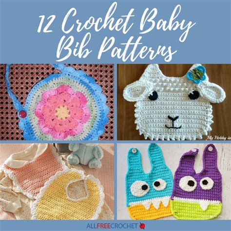 12 Crochet Baby Bib Patterns