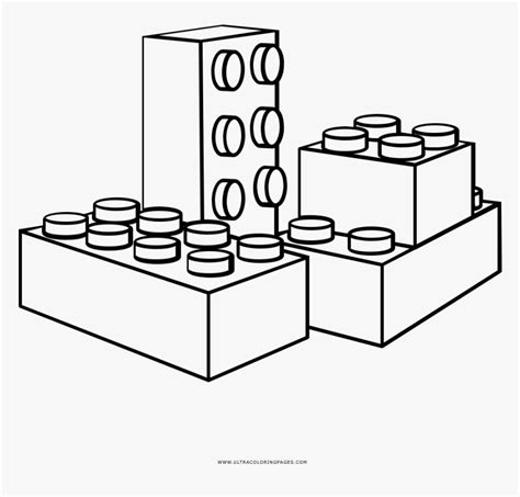 Black And White Lego Blocks Coloring Coloring Pages