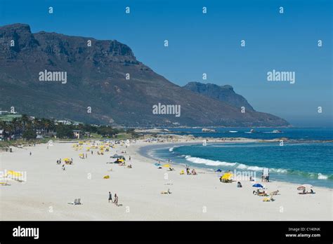 Beach At Camps Bay Cape Town South Africa Stock Photo Alamy