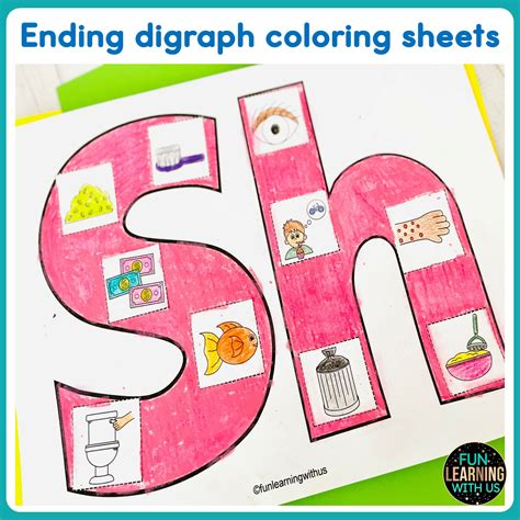 Beginning And Ending Digraph Coloring Sheets Bundle Centers And Morning