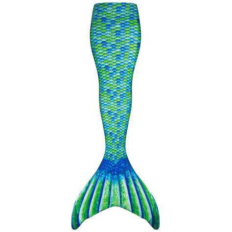 Green Blue Scales Mermaid Tail For Kids And Adults Fin Fun Mermaid