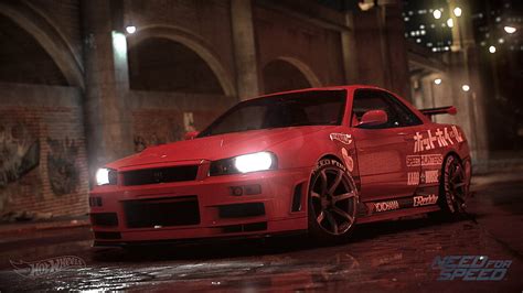 Red Coupe Need For Speed Nissan Skyline Gt R R34 Car Hd Wallpaper