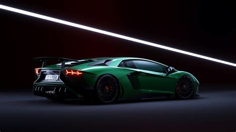 2560x1440 Green Lamborghini Aventador Cgi 1440p Resolution Hd 4k