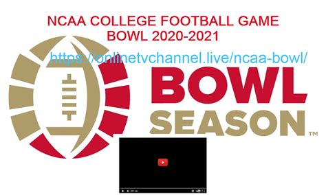 Ncaa College Football Game Bowl 2020 2021 Programming Insider