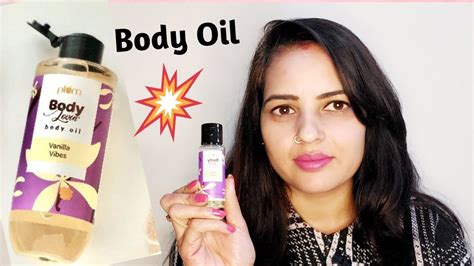plum body lovin vanilla vibes body oil review body oil for normal to dry skin youtube