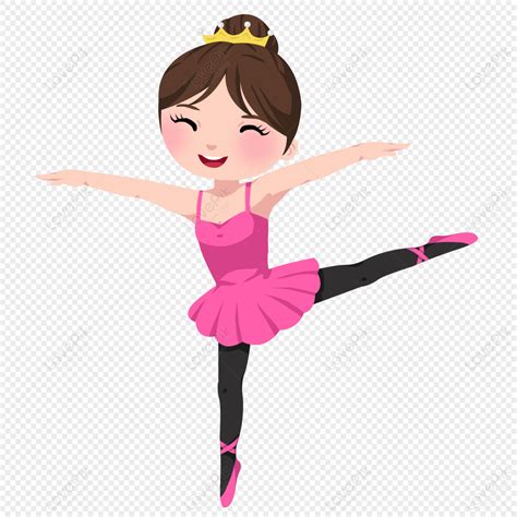 Cartoon Dancing Girl Ballet Cartoon Girl Cartoon Skirt Png