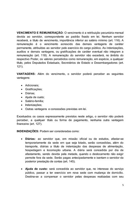 Regime Jur Dico Nico Dos Servidores P Blicos Do Estado Do Par Lei