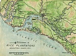 South Carolina Plantations Map