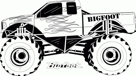 Free Printable Monster Jam Coloring Pages - Coloring Home