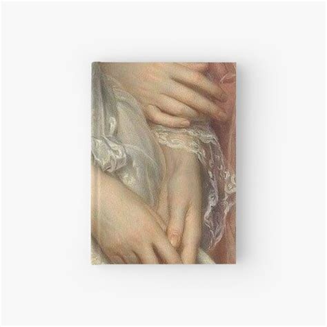 Sapphic Hands Painting Hardcover Journal For Sale By Vanillabubble Redbubble