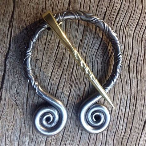 Penannular Cloak Pin Shawl Pin Brooch Viking Norse Celtic Etsy
