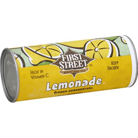 First Street Lemonade Fruit Drinks Juices Priceless Foods