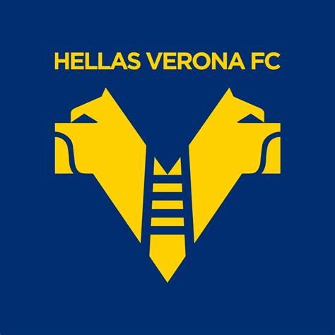 Here, the word hellas and the flag of verona appeared over yellow and blue stripes. "Ritorno al futuro", il nuovo logo dell'Hellas Verona ...
