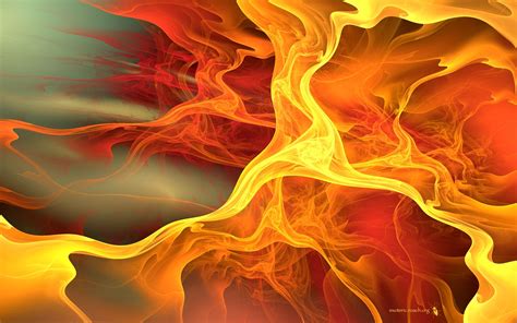 Yellow Fire Wallpapers Wallpaper Cave