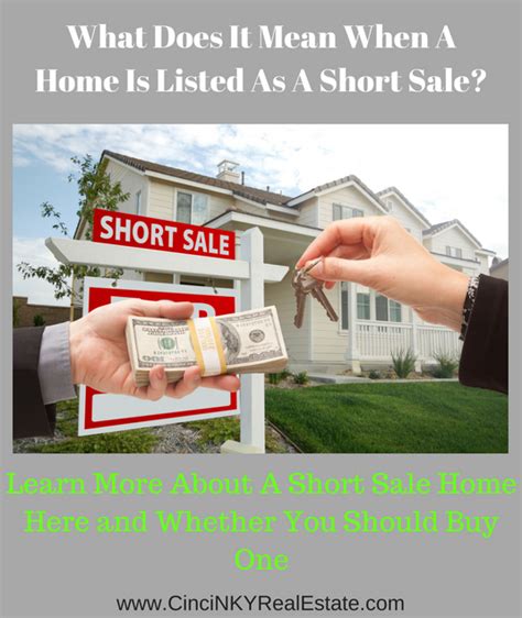What Does It Mean When A Home Is Listed As Short Sale