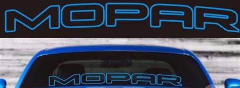For Mopar Dodge Hemi Graphic Windshield Vinyl Decal Sticker Vehicle
