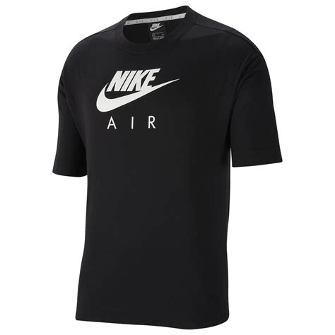 Nike Cotton Boyfriend Air Short Sleeve T Shirt In Black Lyst