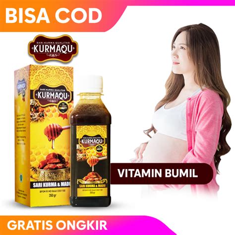 Sari Kurma Madu Kurmaqu 350 Gram Buat Multivitamin Untuk Dewasa Ibu Hamil Bumil Dan Vitamin Aman
