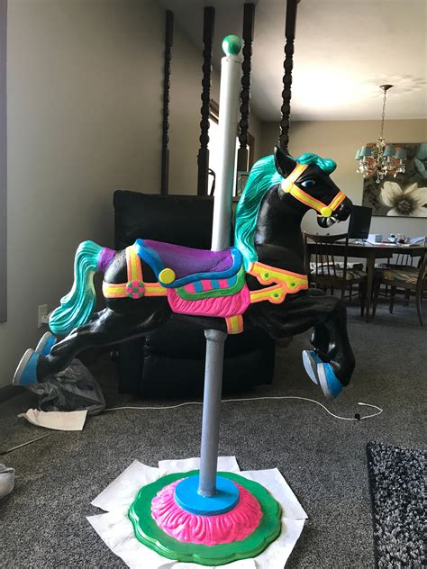 I Have A Vintage Cast Aluminum Carousel Horse That Ive Recently
