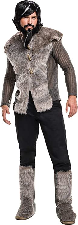 Rubies Mens Zoolander 2 Derek Faux Fur Coat Costume Clothing