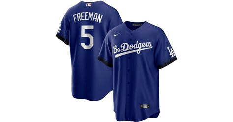 Nike Freddie Freeman Royal Los Angeles Dodgers City Connect Replica