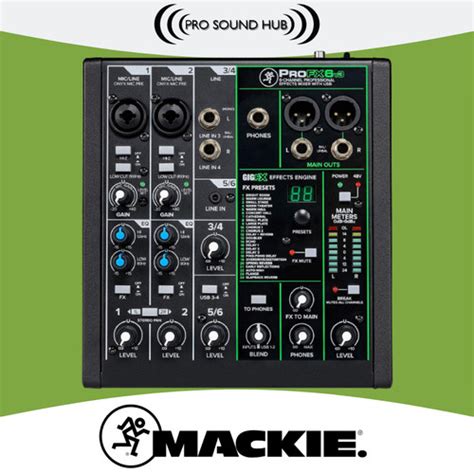 Jual Mackie Profx6v3 Profx6 V3 Mixer 6 Input 2 Channel Usb Audio